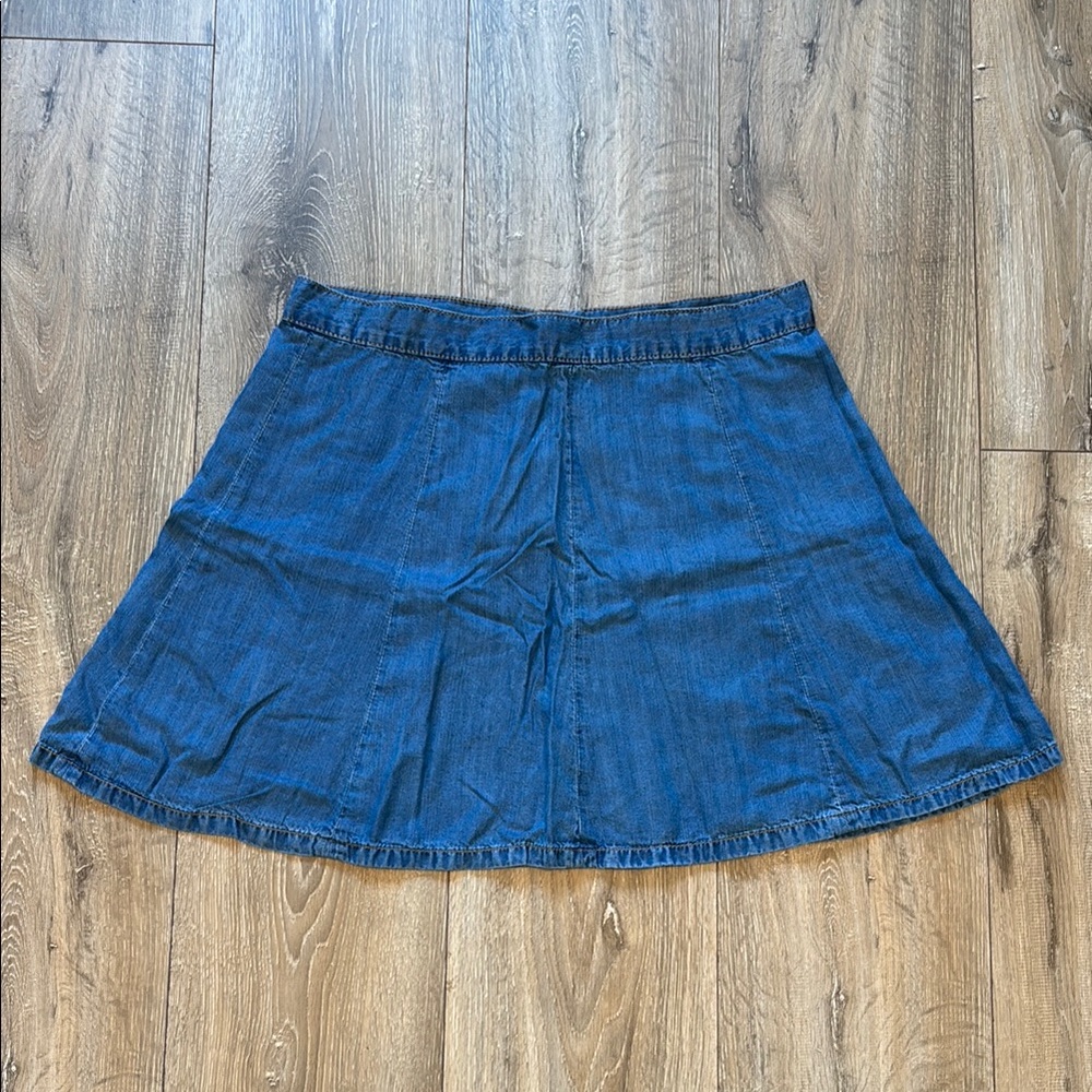 American Eagle Blue Denim Mini Skirt